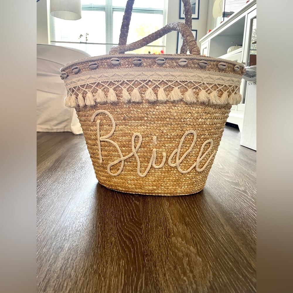 Straw Bride Tote